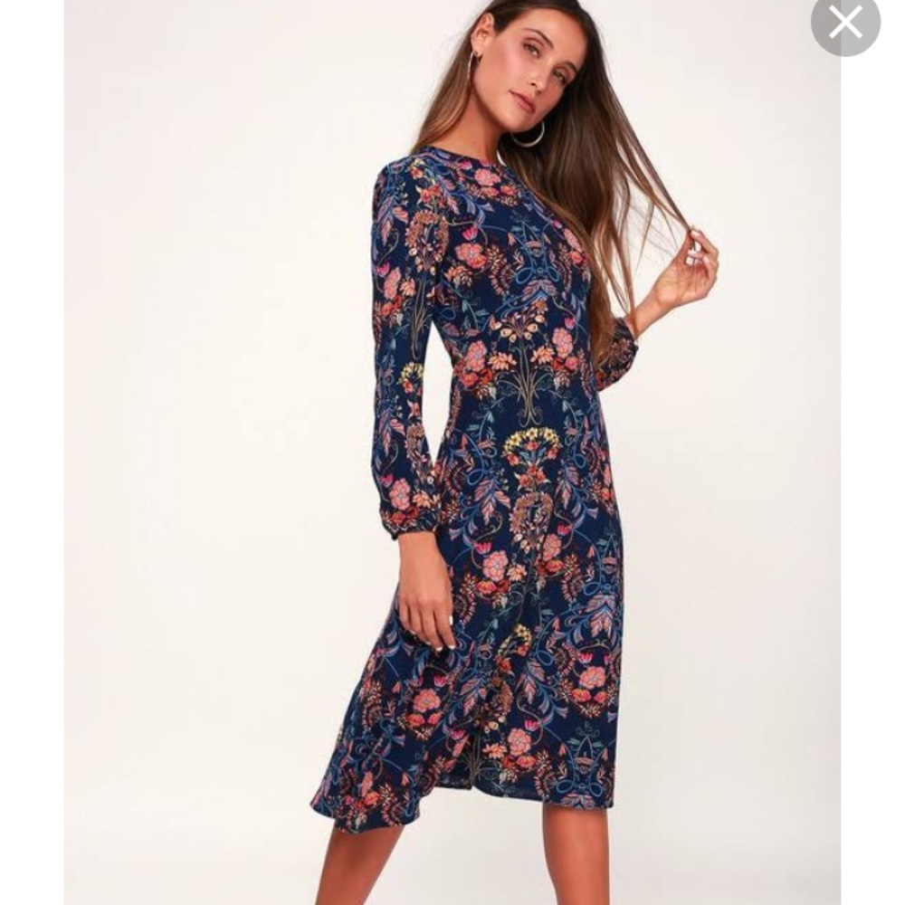 NWT Lulus I Madeline Garden Splendor dress M